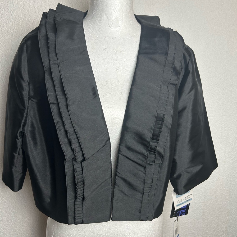 NEW Calvin Klein Black Satin Blazer size XL